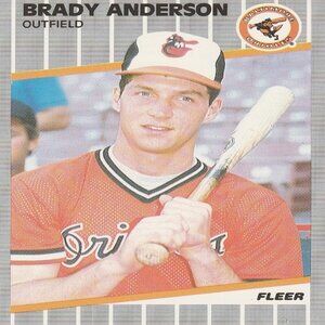 Brady Anderson - 1989 Fleer Baseball Card